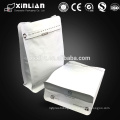 coffee bag wholesale/natural kraft paper coffee bag/metalized aluminum foil box bottom bag